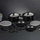 Jg De Panelas Preto C + Acessórios 12 Pcs