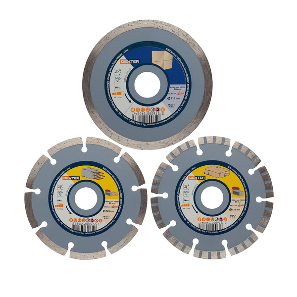 Jg Disco Diamant  125x22,2mm 3pcs Dexter