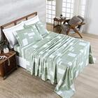 Jg Lençol Casal Spring 4pç 100% Poliéster - Adria