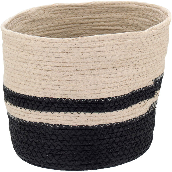 Jibaran Cesta Decorativa Organizadora Cachepô 20x25x25cm Fibr