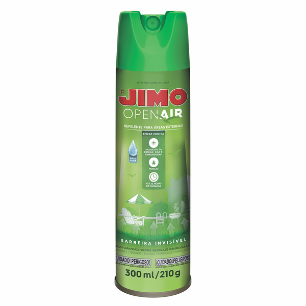 Jimo Open Air Repelente Aerossol Para Área Aberta 300ml