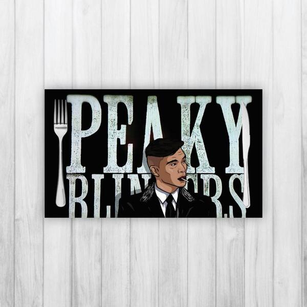 Jjogo Americano 2 Un Retangular Neoprene Peaky Blinders