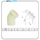 Joelho 45° Esgoto Dn40 Amanco