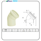 Joelho 45° Esgoto Dn 50 Amanco