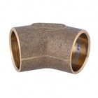 Joelho 45° Latão Liso Água Quente e Fria 28mm ou 1" Ramo