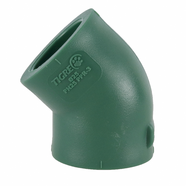 Joelho 45° Polipropileno PPR 25mm ou 3/4" Tigre