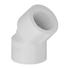 Joelho 45° PVC Branco Roscável 1/2" 20mm Tigre