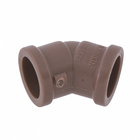 Joelho 45° Soldável Marrom 20mm 1/2" Plastilit