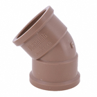 Joelho 45° Soldável Marrom 60mm 2" Plastilit