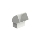 JOELHO 60° PVC RETANGULAR CALHA BRANCO AQUAPLUV STYLE LARGURA 10,00 CM ALTURA 6,50 CM