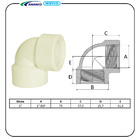 Joelho 90 Esgoto Roscavel 2" Amanco