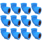 Joelho 90° com Bucha Roscável e Soldável Azul 25x20mm 3/4x1/2" Equation