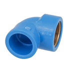 Joelho 90° com Bucha Roscável e Soldável Azul 25x25mm 3/4x3/4" Plastilit