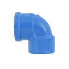 Joelho 90° com Bucha Roscável e Soldável Azul 25x20mm 3/4x1/2" Pack com 12 Peças Equation