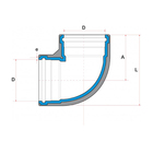 Joelho 90° Coluna RFV 100mm Tigre