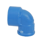 Joelho 90° com Bucha Roscável e Soldável Azul 20mm 1/2" Plastilit