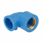 Joelho 90° com Bucha Roscável e Soldável Azul 20mm 1/2" Tigre