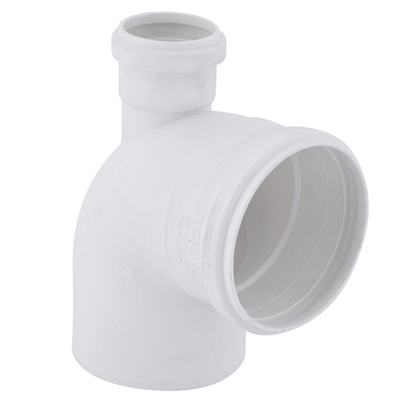 Joelho 90° com Visita PVC para Esgoto 100x50mm ou 4"x2" Tigre