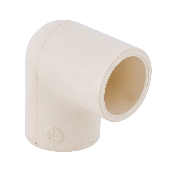 Joelho 90° CPVC Liso para Condução de Água Quente 28mm ou 1" Tigre