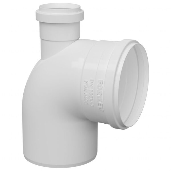 Joelho 90° Esgoto Com Visita 100x50mm