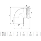 Joelho 90° Esgoto Dn50 Amanco