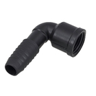 Joelho 90° Interno Polietileno Preto Roscável 1/2" 20mm Plastilit