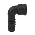 Joelho 90° Interno Polietileno Preto Roscável 3/4" 25mm Plastilit