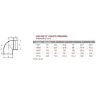 Joelho 90° Krona Esgoto Primario 75mm