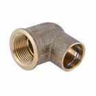 Joelho 90° Latão Roscável e Liso Água Quente e Fria 22mm ou 3/4" Ramo