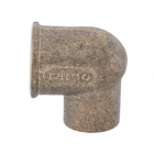 Joelho 90° Latão Roscável e Liso Água Quente e Fria 22mm ou 3/4" Ramo