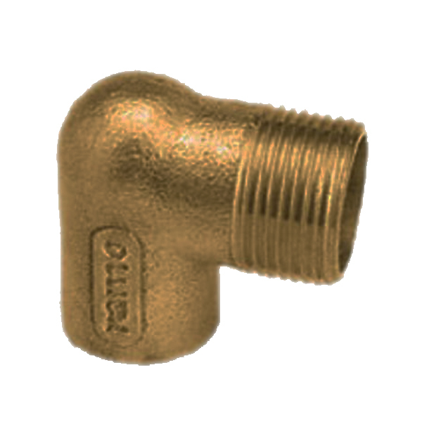 Joelho 90° Latão Roscável e Liso Água Quente e Fria 28mm ou 1" Ramo