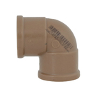 Joelho 90° Marrom PVC Soldável 25mm ou 3/4" Plastilit