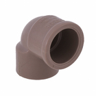 Joelho 90° Roscável e Soldável Marrom 25x20mm 3/4x1/2" Plastilit