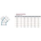 Joelho Água 45º Marrom - Krona, Tamanho: 50mm