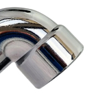 Joelho Cotovelo Curva Metal Crômado Macho X Fêmea 3/4 X 90°