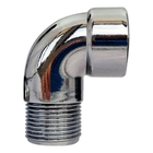 Joelho Cotovelo Curva Metal Crômado Macho X Fêmea 3/4 X 90°