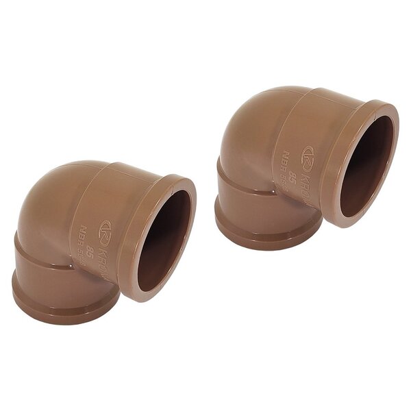 Joelho Cotovelo Soldável Krona 90° 85mm 2 Peças