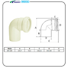 Joelho De 90 Para Esgoto Dn100 Amanco