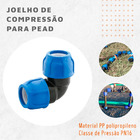 Joelho De Compressão 90° Pp - 110mm