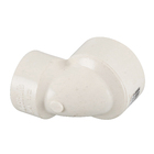 Joelho de Redução 90° PVC Branco Roscável 3/4x1/2" 25x20mm Plastilit