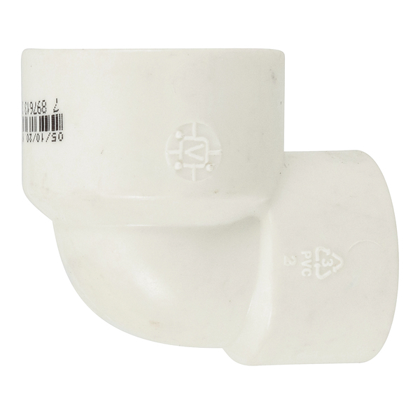 Joelho de Redução 90° Roscável Branco 25x20mm 3/4x1/2" Tigre