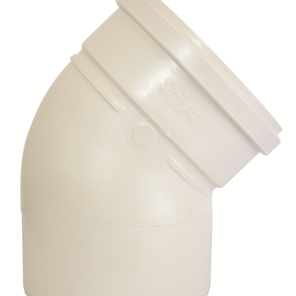 Joelho Esgoto 150mm 45 Graus Shiva - Unico