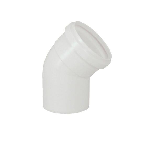 Joelho Esgoto 45º Branco - Krona, Tamanho: 75mm