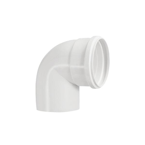 Joelho Esgoto 90º Branco - Krona, Tamanho: 100mm
