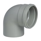 Joelho Esgoto Dn100mm 2 Peças Série Reforçada Krona