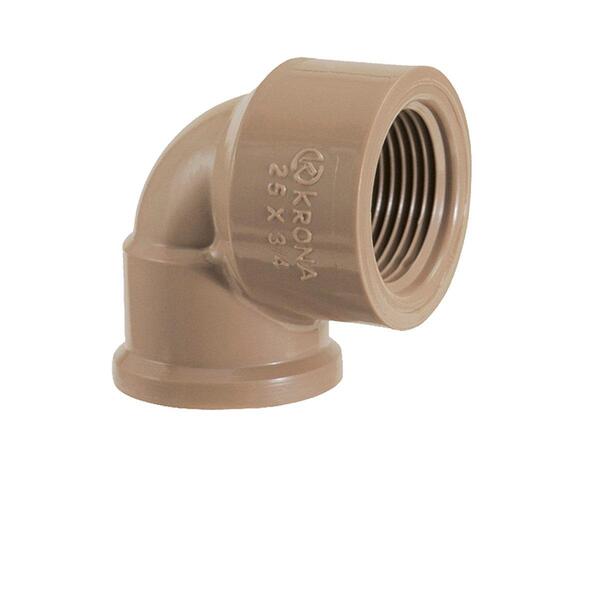 Joelho Lr Água Marrom- Krona, Tamanho: 25mm X 3/4"