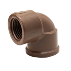 Joelho Lr Redução Água Marrom 25mm X 1/2" - Krona