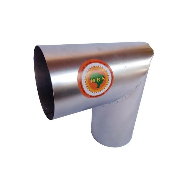 Joelho Para Tubo De Chaminé Inox Diâmetro 10cm