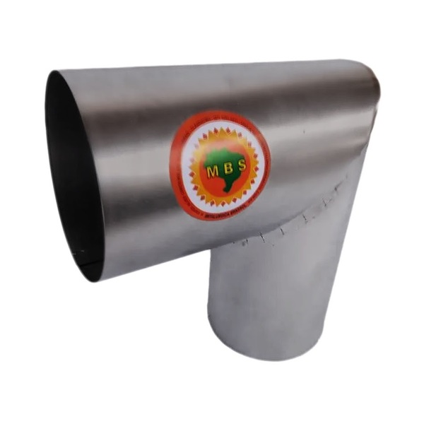 Joelho Para Tubo De Chaminé Inox Diâmetro 20cm