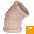 Joelho Soldável 45º Plastilit 32mm - Embalagem Com 10 Unidades